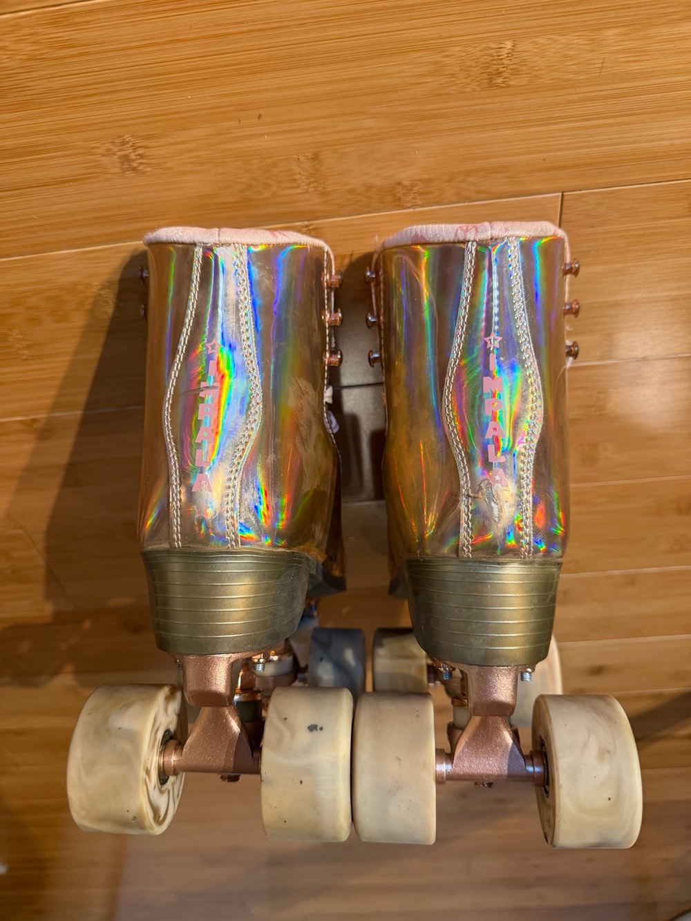 Impala Pink Iridescent Roller Skates – Size 5 Women’s - Picture 6 of 6